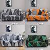 1PC Stretch Geometric Pattern Sofa Cover Printed Spandex Sofa Slipcover Couch Cover Furniture Protector For Bedroom Office Living Room Home Decor