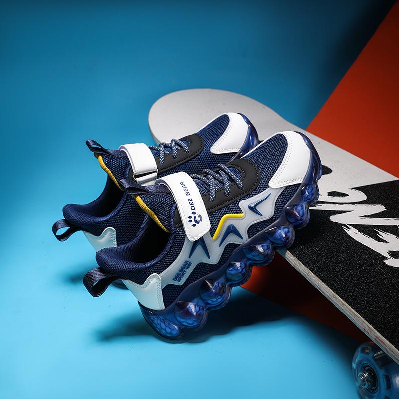 Middle school students, primary school students, mesh breathable new mesh shoes, children's shoes, spring boys, sports shoes, boys 2025