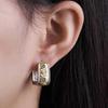 Sace Gems Polychrome Tourmaline Rings Ear Clip for Women S925 Sterling Silver Wedding Party Fine Jewelry Sets Festival Gift