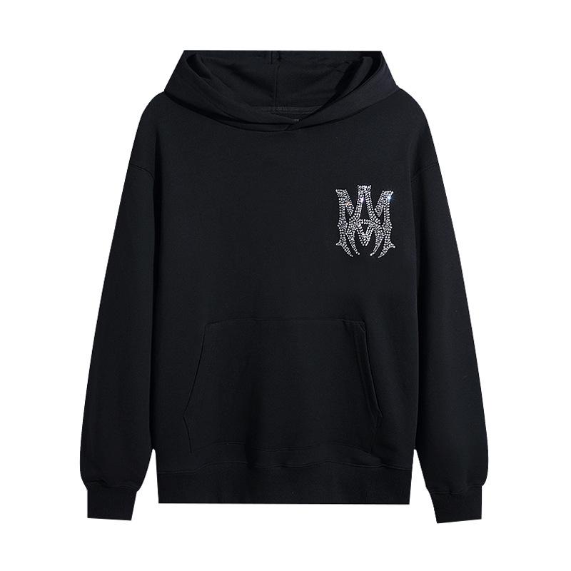 AMIRI Unisex High-Definition Print Casual Hoodie - 2024 Autumn/Winter American Trendy Collection