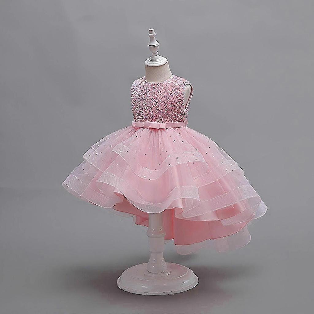 Girls Holiday Dress Size 6-7 Girls Holiday Dress Size 5T Flower Girl Pageant Dress Girls Elegant Lace Baptism Wedding Gown Party Dresses