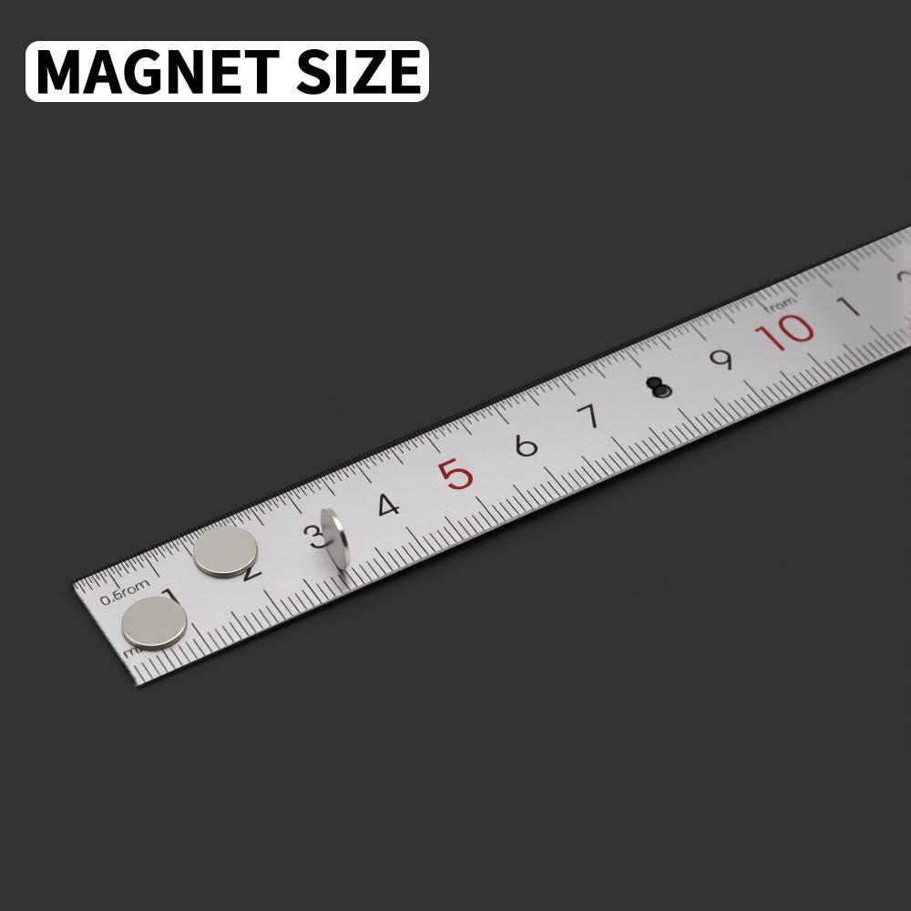 8x1mm Starker Neodym-Magnet N35 NdFeB Permanent-Magneten Rund Superstarke Kühlschrankmagnete DIY