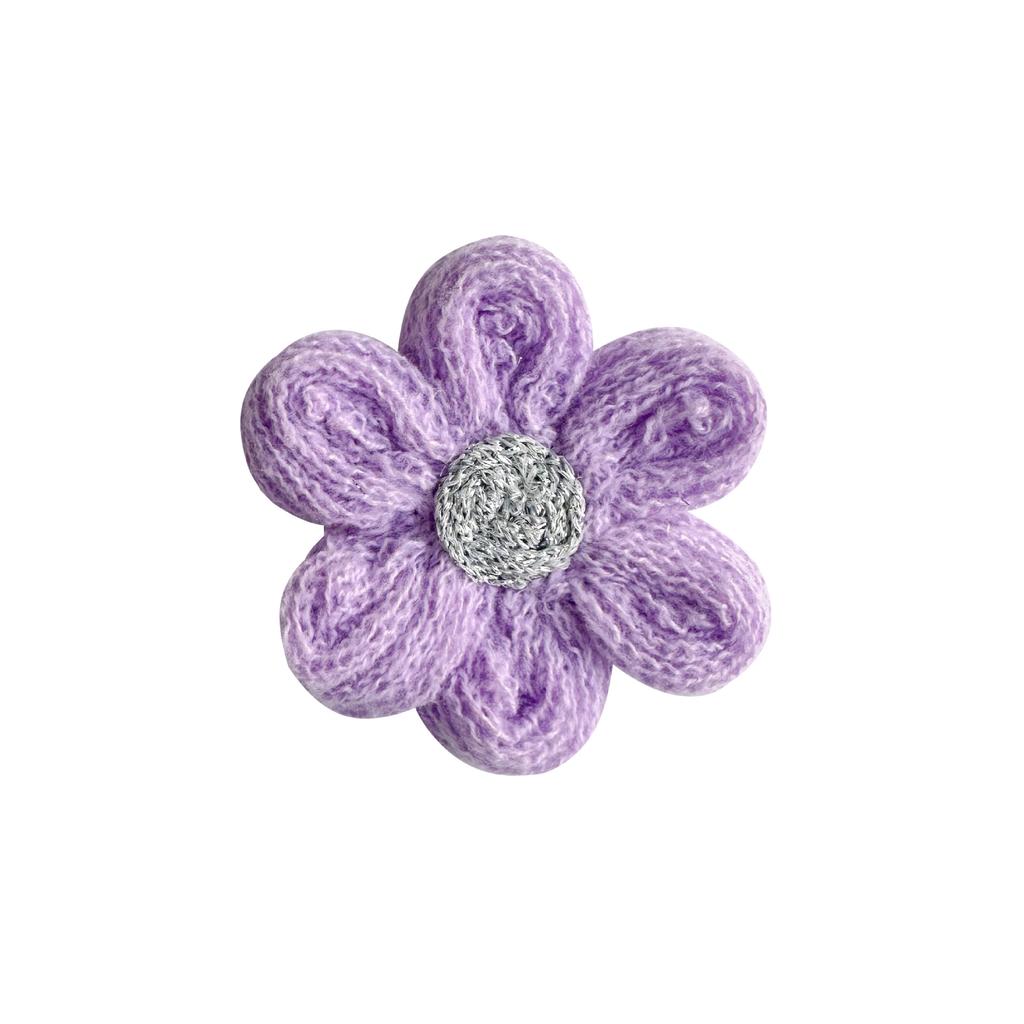 Cute Wool Knitted Flower Jewelry Handmade Diy Six-Petal Flower Accessories Hair Accessories Corsage Clothing Accessories