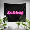 Aertemisi Do It Lady Chit Tapestry Wall Hanging Art for Bedroom Living Room Decor Party Backdrop