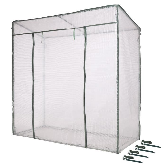Nature Serre de jardin H200 x 198 x 78cm - 1.54m²