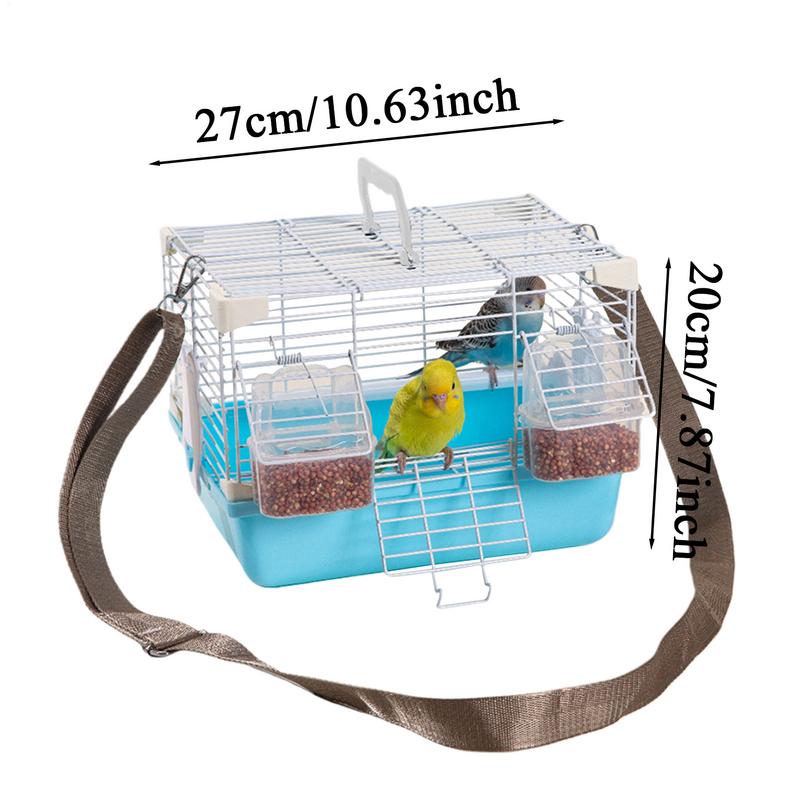 Vogelträger Leichtgewichtiger Kleinvogelträger mit herausnehmbarer Schale Hochbelastbare Kleintierbedarf für Heimtierhaltung Reisen