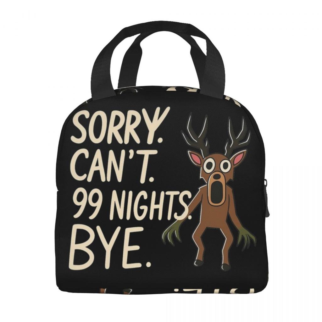 Sac isotherme pour déjeuner 99 Nuits dans les Forêts Merch pour l'extérieur Jeux Vidéo Boîte à repas Thermique Anti-fuite Boîte Bento
