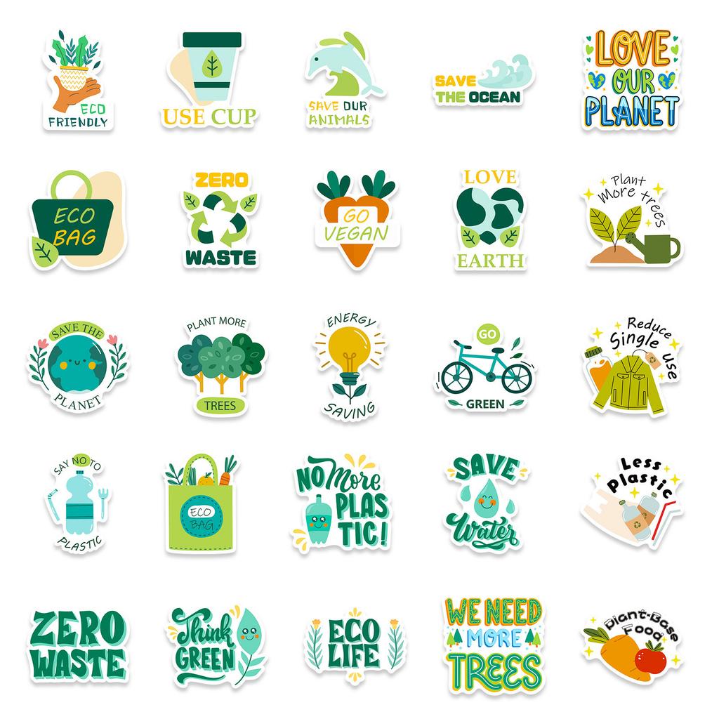 Boutique 50 Pieces of Environmental Protection Graffiti Stickers Car Stickers Notebook Guitar Skateboard Motorcycle Car Decoration Stickers