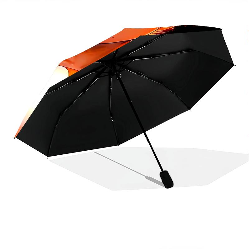 1 PC Automatic Folding Umbrella - Beautiful anime Pattern, Portable & Foldable Design with 8 Ribs, Christmas Birthday Gifts