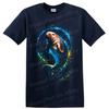 Manatee T Shirt Colorful Ocean Wildlife Art Aquatic Animal Nature Graphic Tee