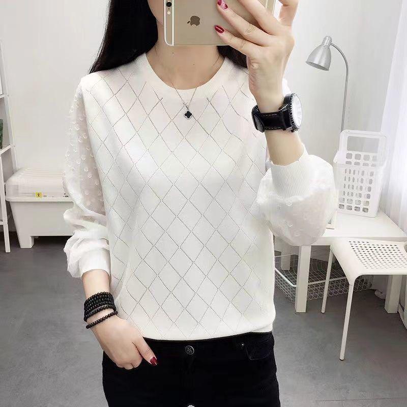 

Autumn Wear Inner Wear Fat Sister Slimming Slim Fit Bottoming Shirt White 2XL