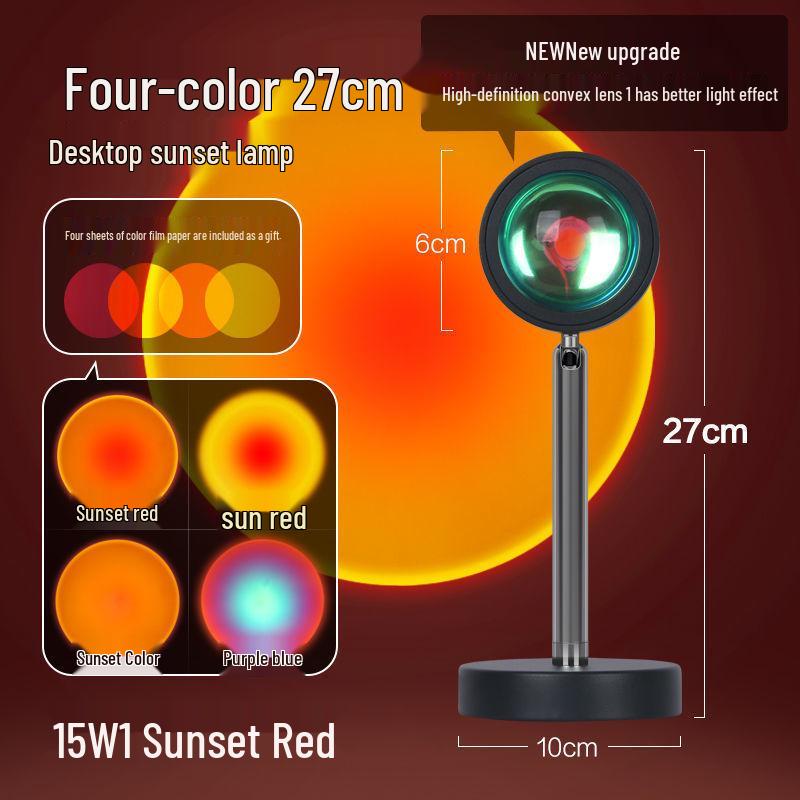 Sunset Atmosphere Art Lamp: Perfect for Photos, Living Room & Bedroom