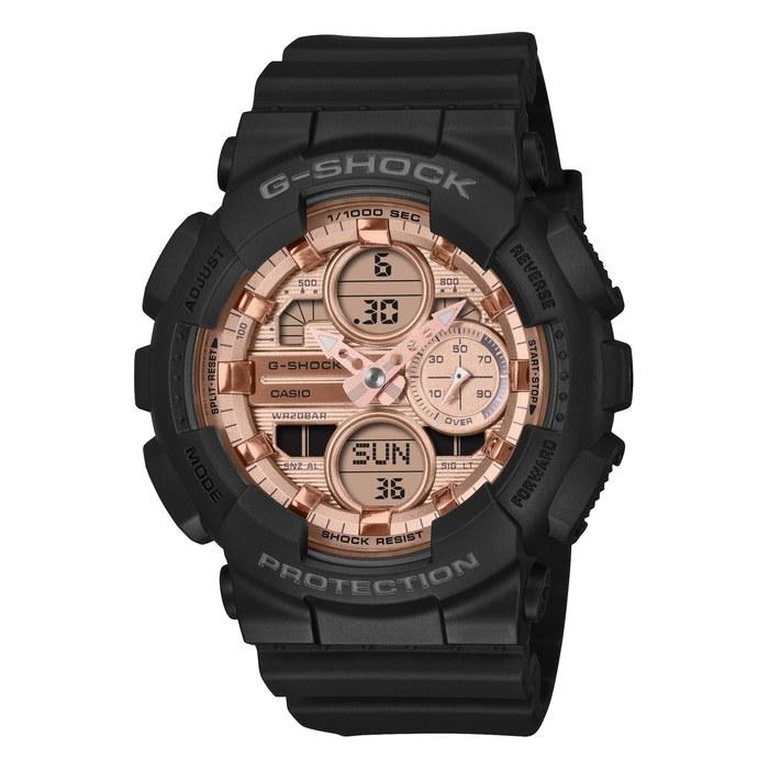 Casio G-Shock GMA-S140PG-1AJF Women s Watch, Black/Pink Gold
