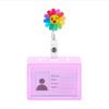 Badge Holder Clip ID Card Aluminum Name Card Holder Retractable Badge ID Badge Holder Nurse Doctor