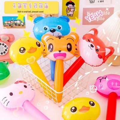Cartoon Animal Inflatable Bell Hammer - Fun Stick Toy for Kids