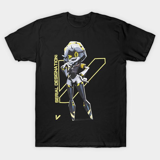 

Чоловіча чорна футболка з принтом Murder Drones Merch Принт на папері для термопереносу без вирізання Бавовняна футболка 4XL чорний