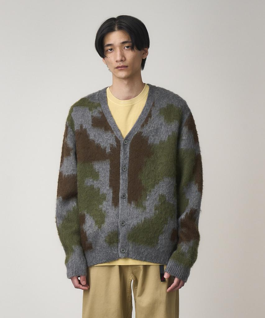 Gramicci Mohair Cardigan Jungle Digi Camo