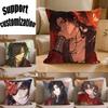 San Lang Hua Cheng Manga TGCF Square Sofa Pillow Cover Solid Color Living Room Home Decor Cushion Case