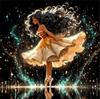 Disney 5D Diamond Painting Dancing Princesses Cross Stitch Mosaic Kit Home Decoration Wall Sticker DIY Handmade Gift