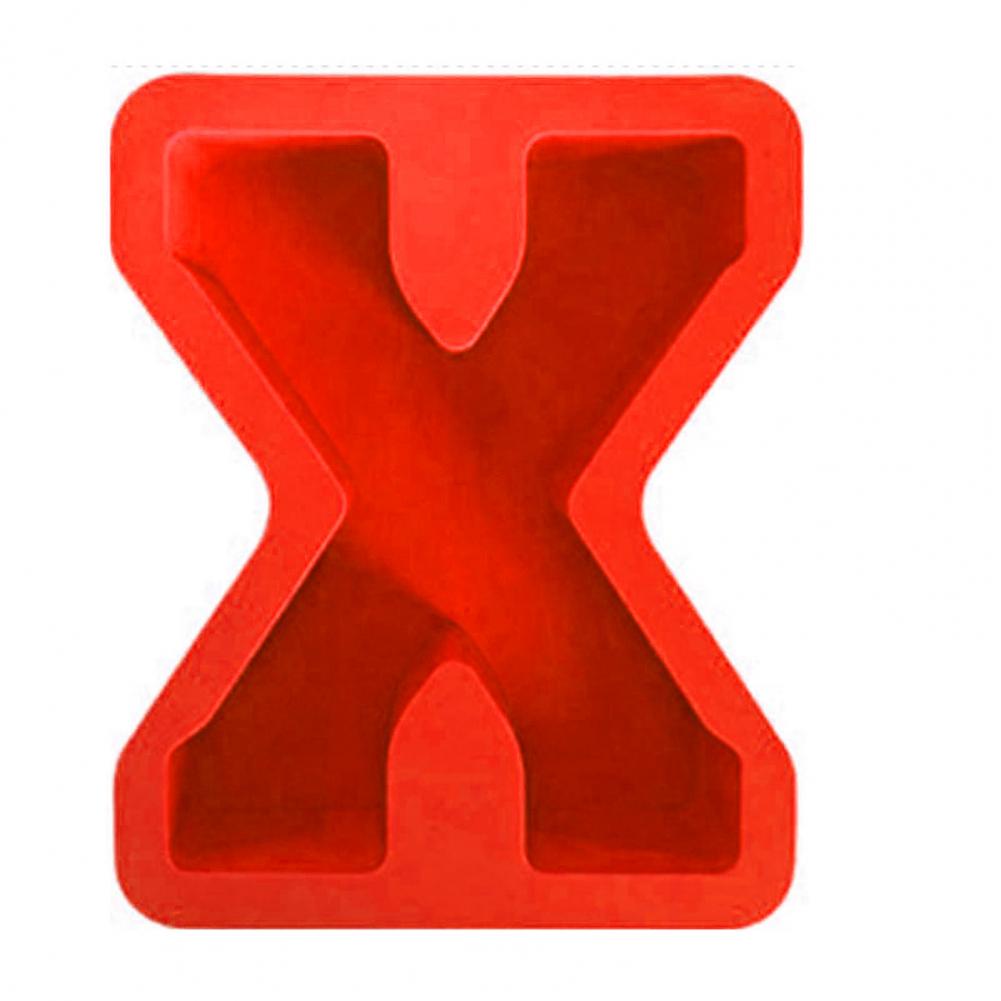 Epoxy Mold Reusable Anti-deformed Easy Demoulding Non-stick Flexible DIY Irregular Form Capital Letter Candle Stencil For Party