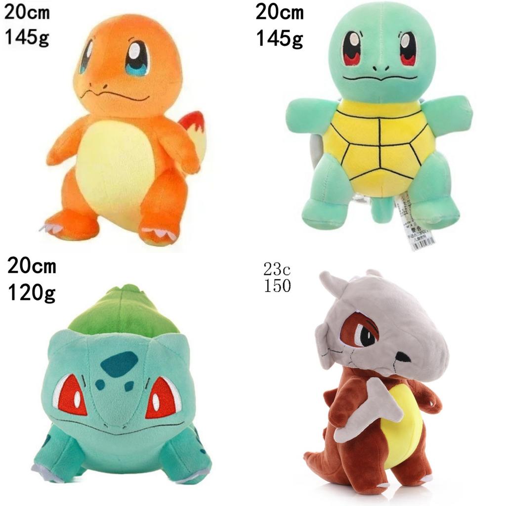 1-10pc POKEMON Original Plush Toy Gengar Pikachu Kawaii Charizard Genuine Plush Doll Soft Cute Cartoon Piplup Playthings for Kids Gift