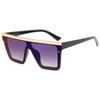 Superhot Eyewear 23568  Luxury Flat Top Rectangle One Piece Lens Men Women Oversize Shades Sunglasses