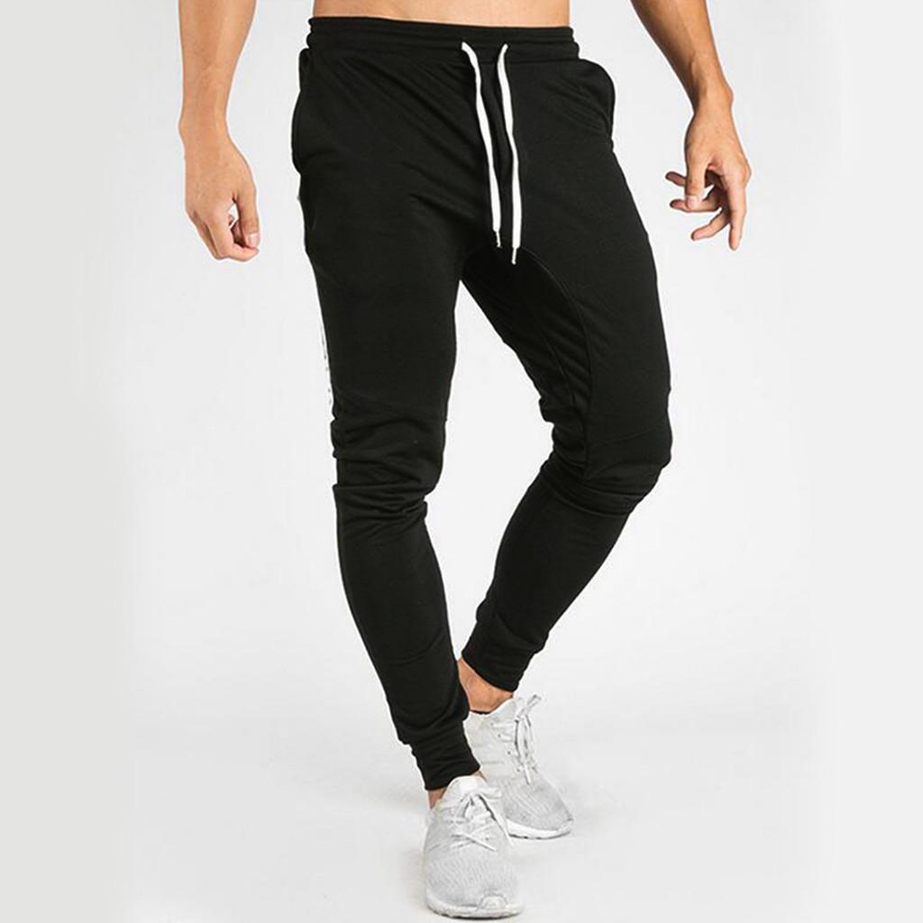 Pantalones Hombre Fitness Patchwork Bodybuilding Pocket Skin Pantalones Hombre Fitness Patchwork Bodybuilding Pocket Skin