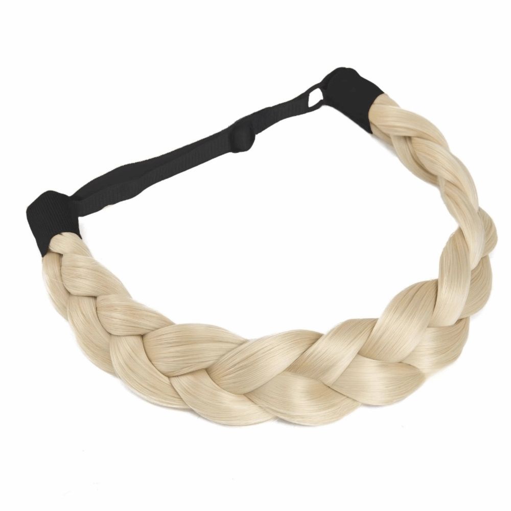 Premium Geflochtenes Elastisches Band Haar Handgemacht Retro Kopfreif Mode Flecht Haar Stirnband Party