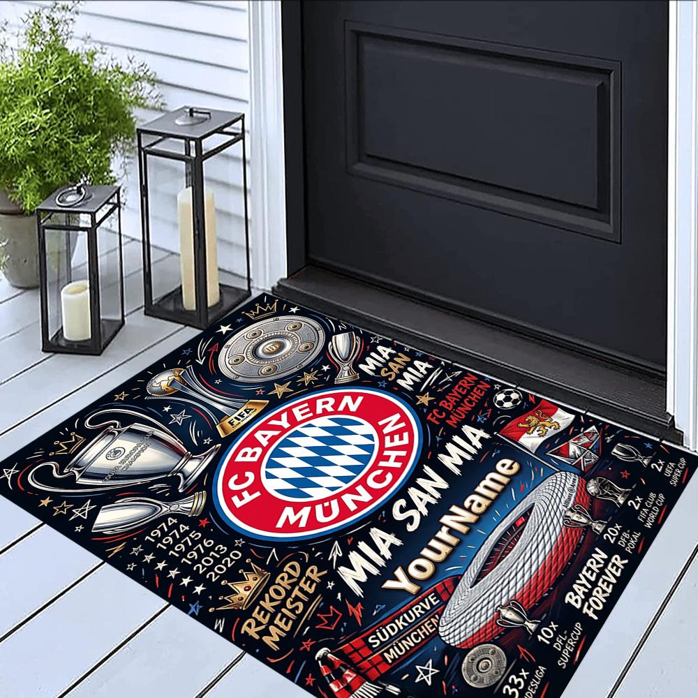Fc Bayern München (14) Customize your name rug, office chair cushion, home bedroom living room gift.