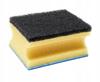 Kitchen sponge, profiled, for dishes, 3 pcs.