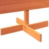Christmas Tree for Decorating Wax Brown 180 Cm Solid Pine Wood