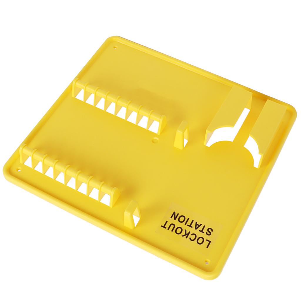 Safety Lockout Station Wall Mounted Power Isolation Engineering Plastic Lock Management Station