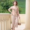 Women's 2025 Summer Floral Print Two-Piece Set