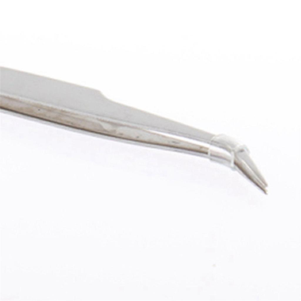 BAAU 2X Anti-Static Tweezer Maintenance Tool Curved Pointed Stainless Steel