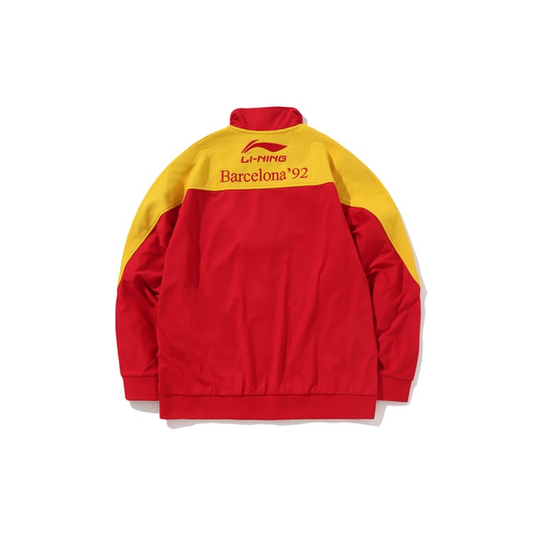 Li Ning Jacket Unisex Red Yellow AWDN787-1