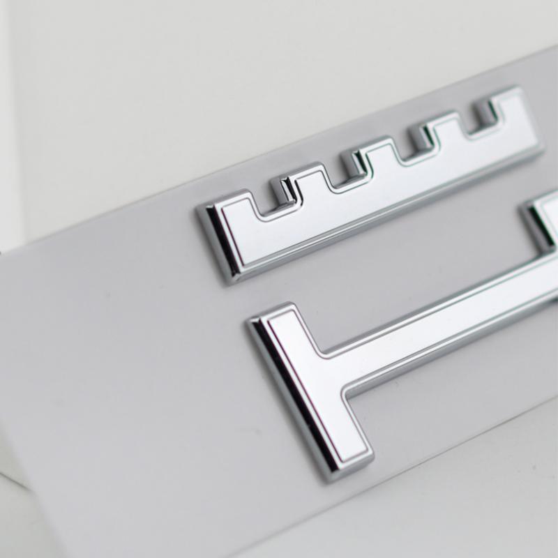 Car ABS Rear Trunk Letters Words Logo Badge Emblem Decals Sticker For A8 2022 2023 2024 Parts Accessories