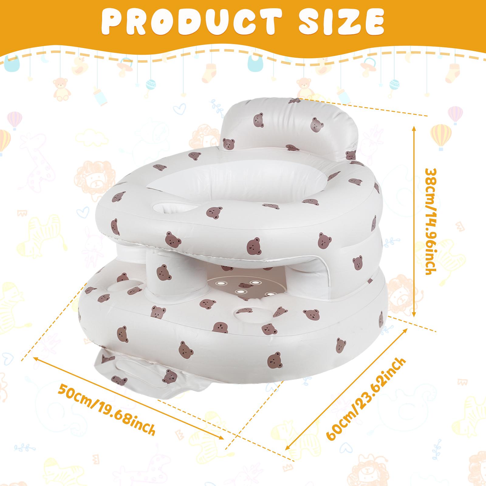 

Надувное сиденье для малыша со встроенным воздушным насосом, детский стул, дышащий надувной детский диван, портативное надувное кресло для младенца, сиденье для детского стула