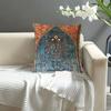 Vintage Persian Rug Floral Pillow Cover Boho Ethnic Turkish Carpet Print Soft Throw Pillow Case For Sofa Home Decor Gift