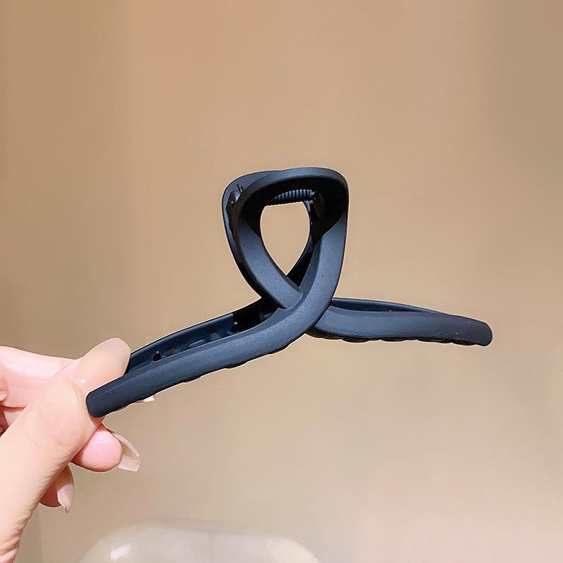 

Стильная большая заколка для волос для женщин с шикарным темпераментом F1176 Cross чёрный