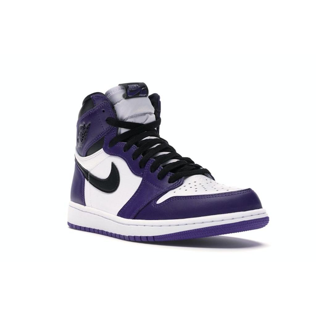 Unisex tenisky Air Jordan 1 Retro High OG Court Purple 2.0 Bílá Černá 555088-500