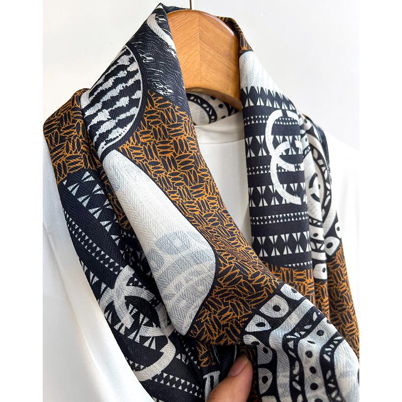 New Scarf Scarf  Fashionable  Warm and Thin Spring  Autumn and Summer Universal Professional Scarf Neck Protection Headband Strip Scarf