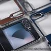 For Samsung Galaxy Z Flip 7 6 5 4 Fingertip Stand Leather Waterproof Anti-Fingerprint Anti-Drop Anti-Folding Phone Case