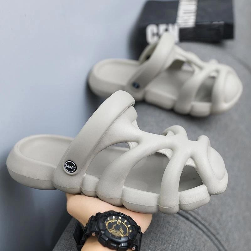 Fashion Men's Shoe Slides Platform Eva Beach Male Slipper High Quality Fashion Casual Elegant Mascullino Designer Luxury Low Price Adult