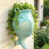 Fioriera a Forma di Pesce da Parete Fioriera a Sospensione a Forma di Pesce Fioriera Decorativa da Parete per Balcone Patio Esterno Giardino