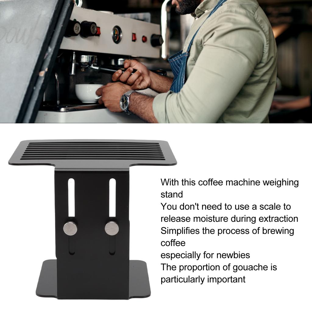 Kaffeemaschinen-Waagenständer Edelstahl Höhe Starker Wiegeständer