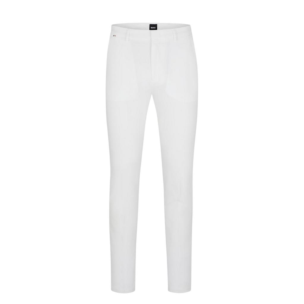 Boss Mens Kaito Organic Cotton Sustainable Slim Trousers
