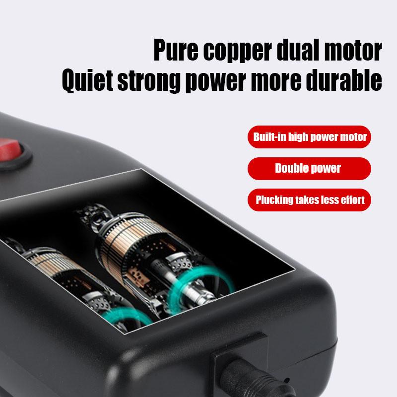 Fully Automatic Handheld Chicken Hair Puller Household Poultry Hair Removal Machine New Rechargeable Electric Hair Puller