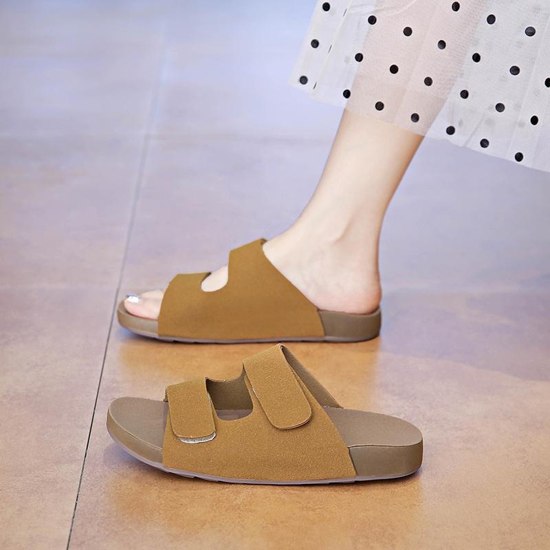 2025 Thick Bottom Womens Slippers Summer New Women's Sandals Luxury Designer Sandals Flat Shoes for Women