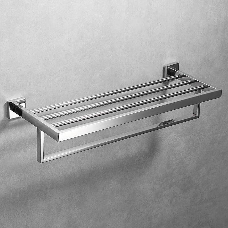 Miling Hengniu 304 Stainless Steel Square Bathroom Towel Rack