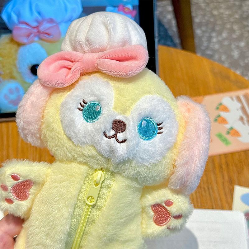Cute Doll Plush Pencil Case Large Capacity Cartoon Student Stationery Storage Bag Doll Doll Pencil Case Gift